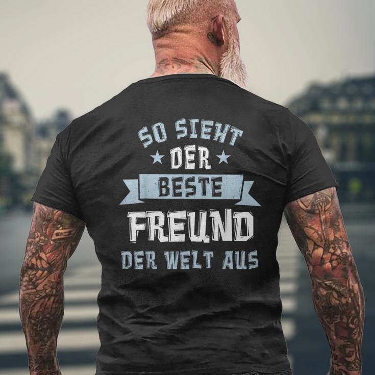 Friends So Sieht Der Beste Freund Der Welt Aus S T-Shirt mit Rückendruck Geschenke für alte Männer