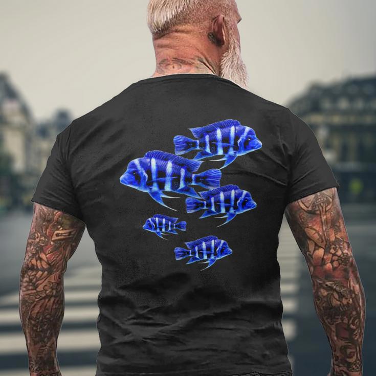 Frontosa Cichlid Large T-Shirt mit Rückendruck Geschenke für alte Männer