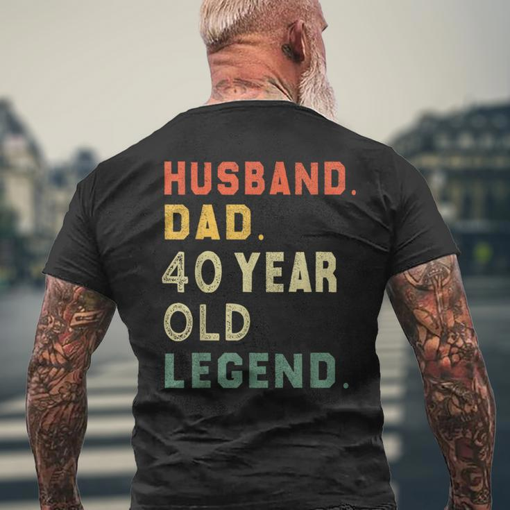 40Th Birthday Outfit For Present Vintage Dad 1980 Men's T-shirt Back Print Gifts for Old Men