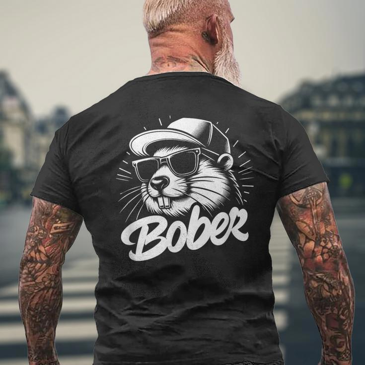 Bober Bobr Kurwa Polish Internet Meme Beaver T-Shirt mit Rückendruck Geschenke für alte Männer