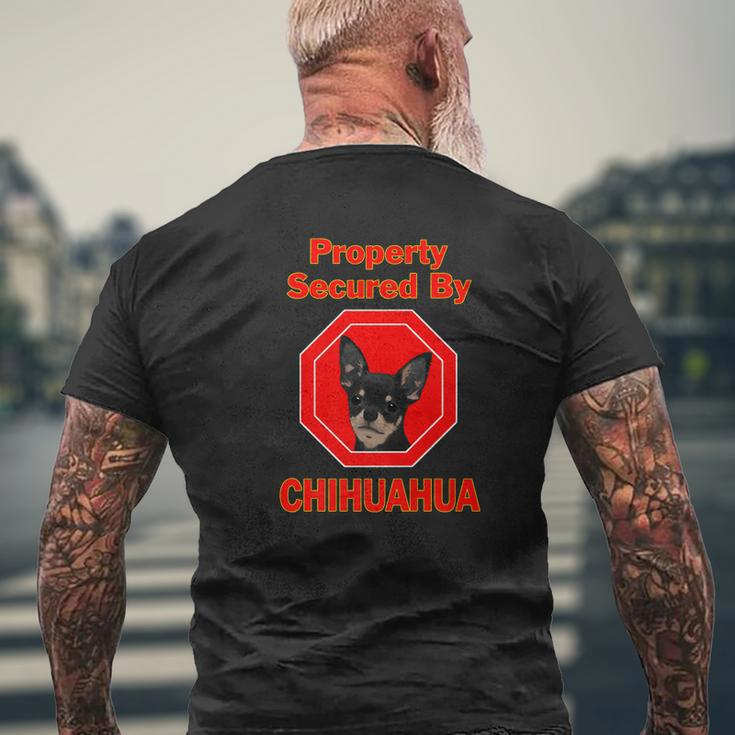 Chihuahua Dog Lovers Idea For Dog Lovers Mens Back Print T-shirt Gifts for Old Men