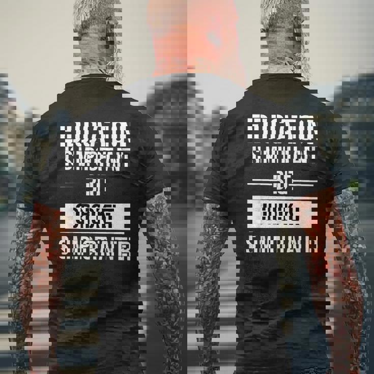 Cricket Fan Indian Cricket Fans Men's T-shirt Back Print Gifts for Old Men Cricket Fan Indian Cricket Fans Men's T-shirt Back Print Gifts for Old Men