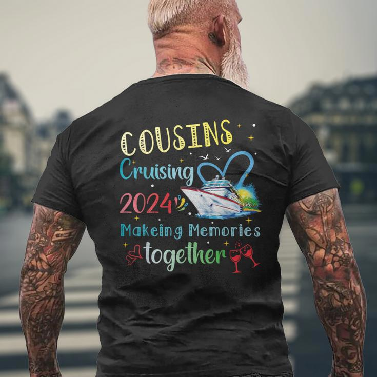 Cruising Cousins Cruising 2024 Making Memory Together Men's T-shirt Back Print Gifts for Old Men