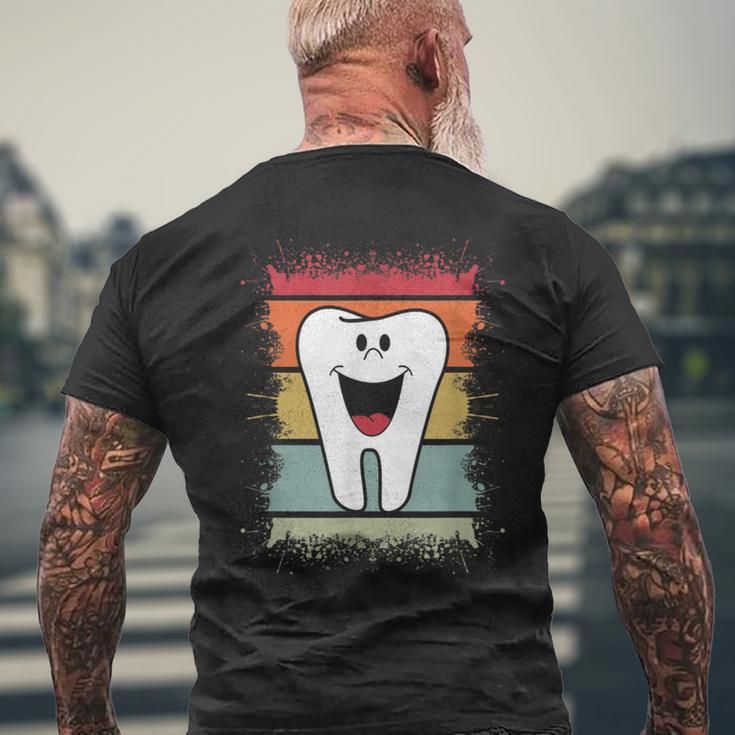 Dentist Dental Hygienist Dentist Office Smiling Tooth Men's T-shirt Back Print Gifts for Old Men