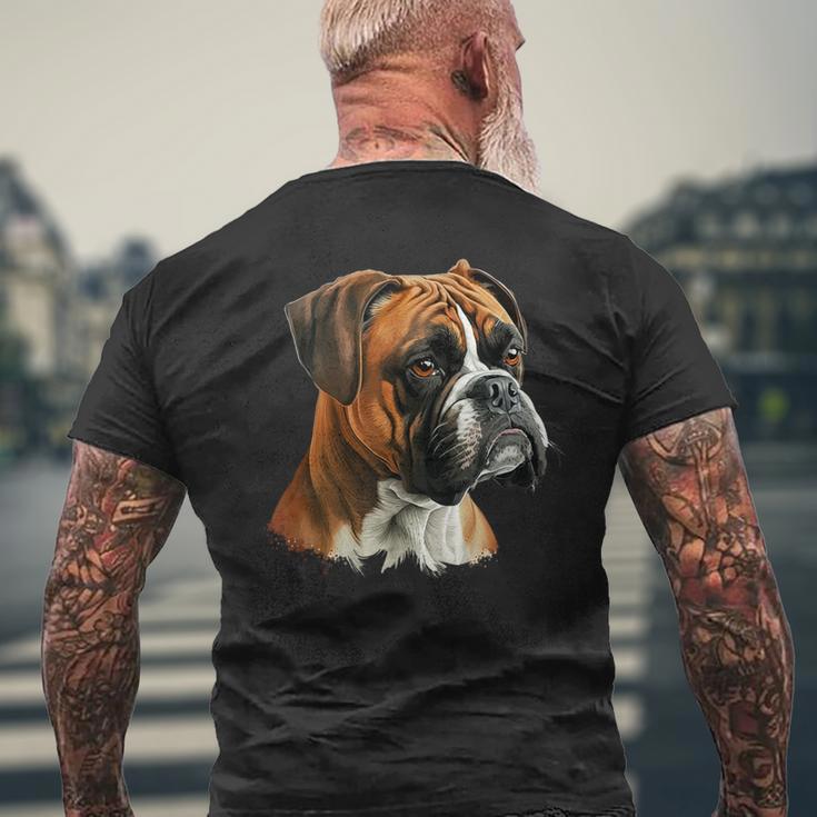 Dog Boxer T-Shirt mit Rückendruck Geschenke für alte Männer