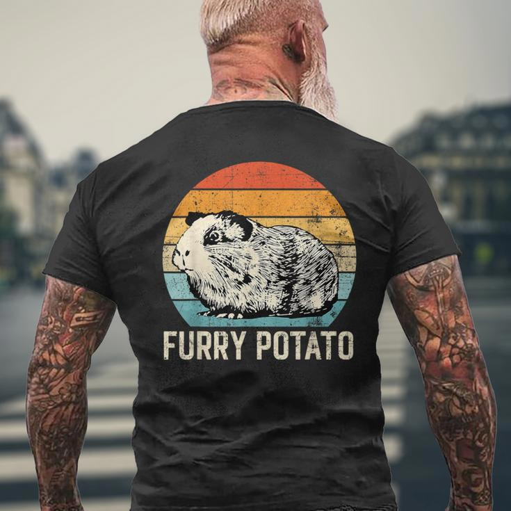 Guinea Pig Lover Furry Potato Cavy Owner Guinea Pig Men's T-shirt Back Print Gifts for Old Men