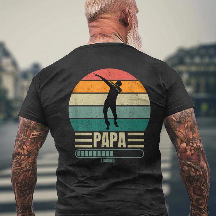 Lustig Papa Loading Bald Papaater Ich Werde Papa T-Shirt mit Rückendruck Geschenke für alte Männer