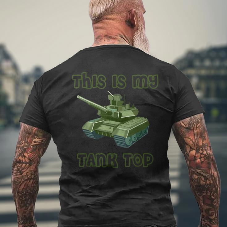 This Is My Military Soldiers Men's T-shirt Back Print Gifts for Old Men