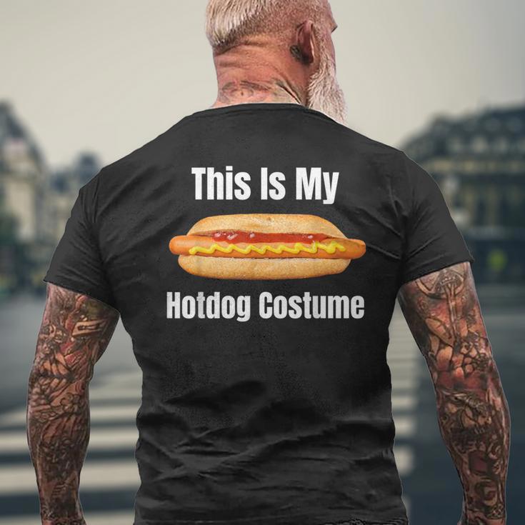 National Hot Dog Day Men's T-shirt Back Print Gifts for Old Men