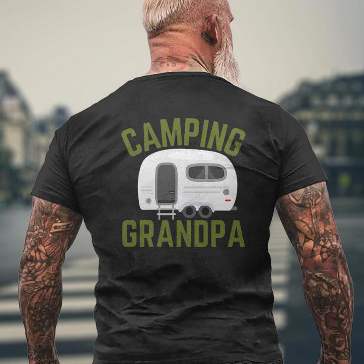 Rv Camping Grandpa Father's Day Camper Mens Back Print T-shirt Gifts for Old Men