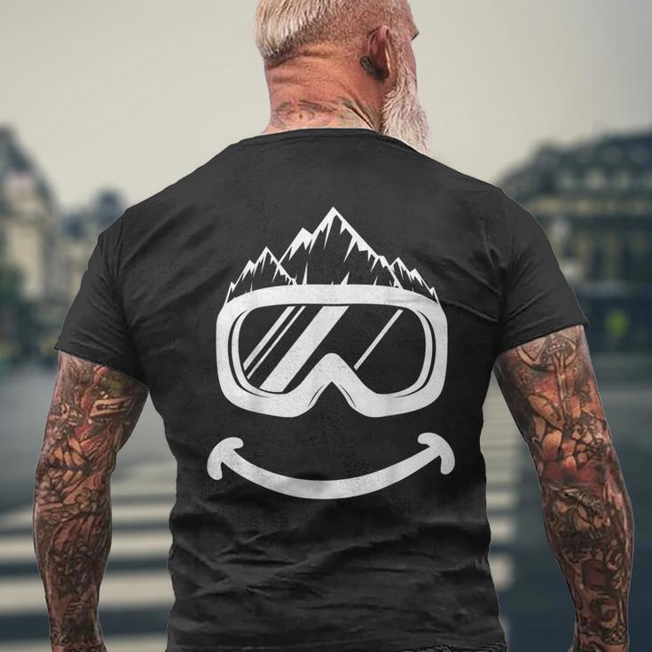 Snowboard Snowboarder Skiing Ski T-Shirt mit Rückendruck Geschenke für alte Männer