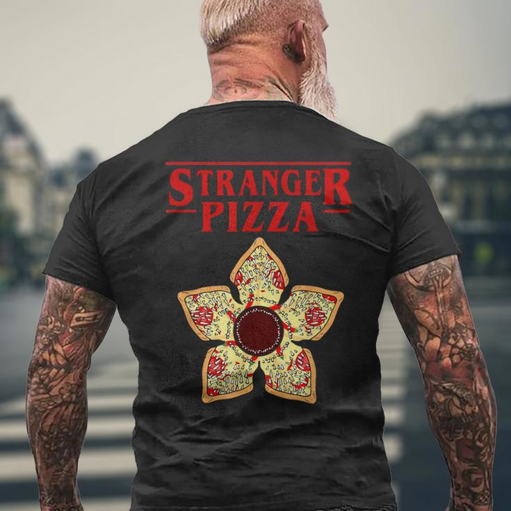 Stranger Pizza Things Men's T-shirt Back Print Gifts for Old Men