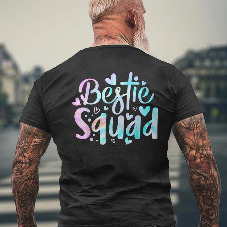 Tie Dye Best Friend Matching Bestie Squad Bff Cute Men's T-shirt Back Print Gifts for Old Men