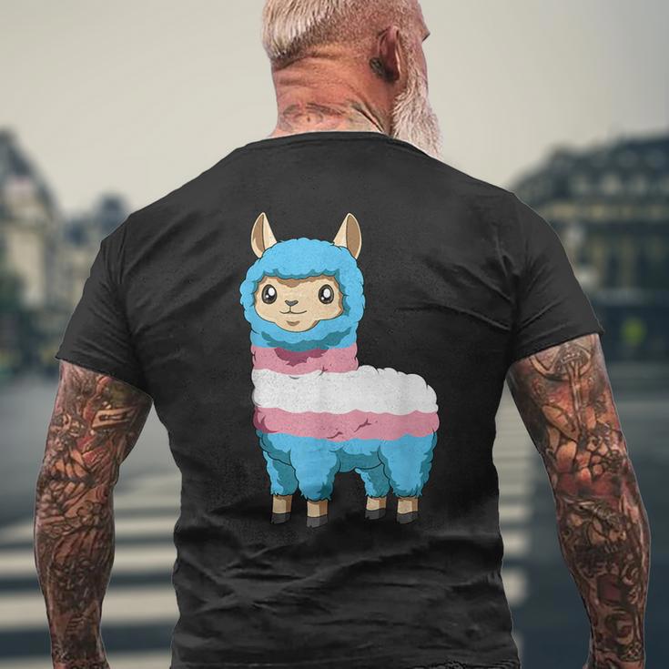 Transgender Lama T-Shirt mit Rückendruck Geschenke für alte Männer