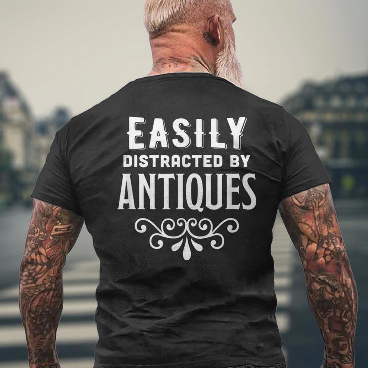 Vintage And Antique Lover Men's T-shirt Back Print Gifts for Old Men