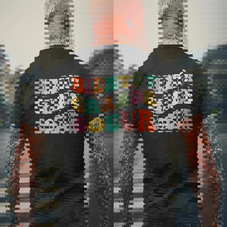 Future Grande Soeur Jeais Etre Grande Soeur Camiseta Hombre Estampado Espalda Regalos para ancianos