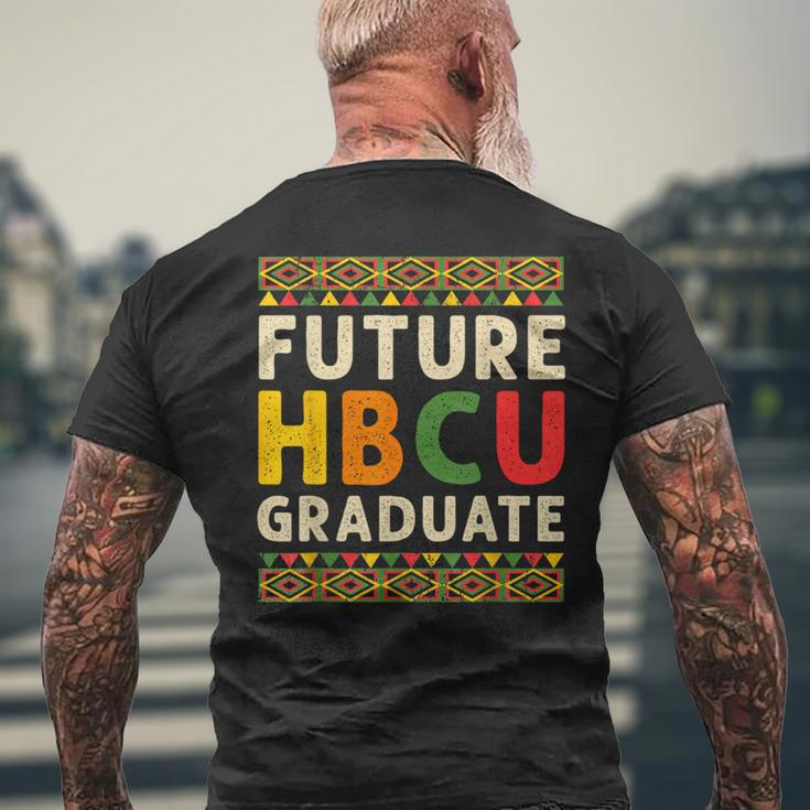 Future Hbcu Graduate Black College Graduation Student Grad Men's T-shirt Back Print Gifts for Old Men