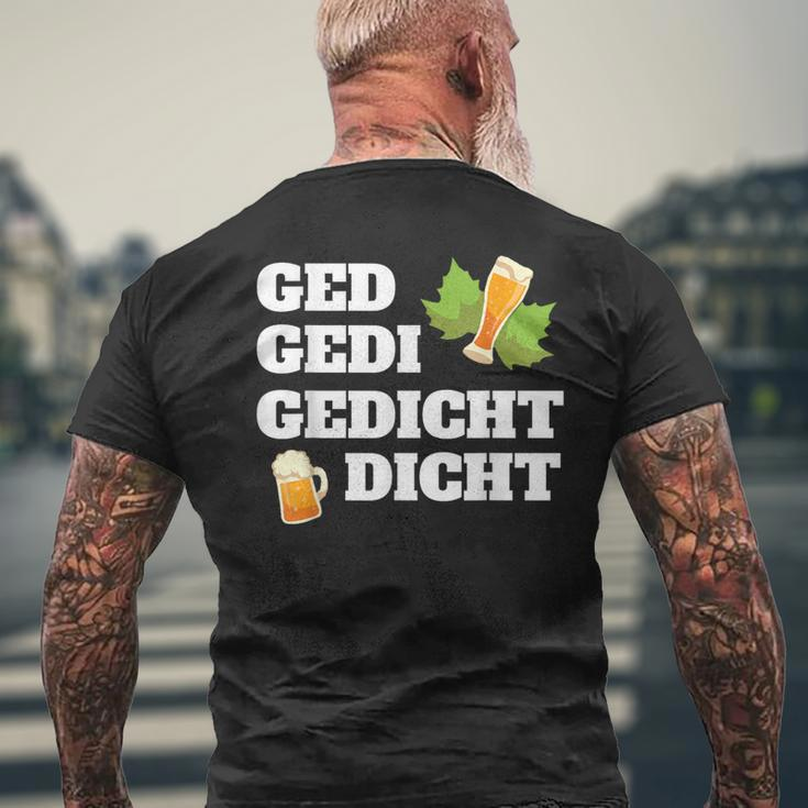 Gedi Word Game Firmgedi Taufdi Ged T-Shirt mit Rückendruck Geschenke für alte Männer