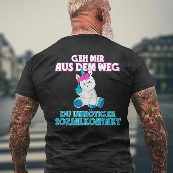 Geh Mir Aus Dem Weg Kurzärmliges Herren-T-Kurzärmliges Herren-T-Shirt, Lustiges Anti-Sozialkontakt Design Geschenke für alte Männer
