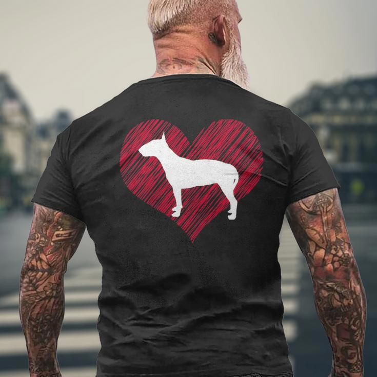For Bulldog Terrier Dog Lover Owner ParentMen's T-shirt Back Print Gifts for Old Men