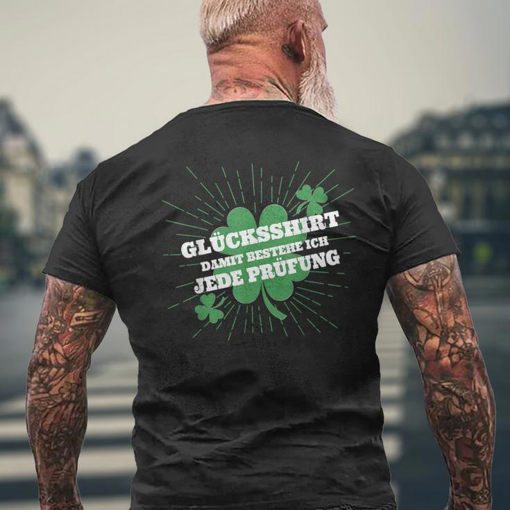 Glücksbringer Test T-Shirt mit Rückendruck Geschenke für alte Männer