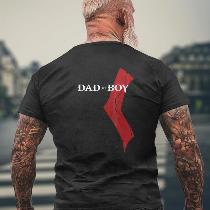 God Of Boy Dad Video Gamefather's Day Edition Mens Back Print T-shirt Gifts for Old Men