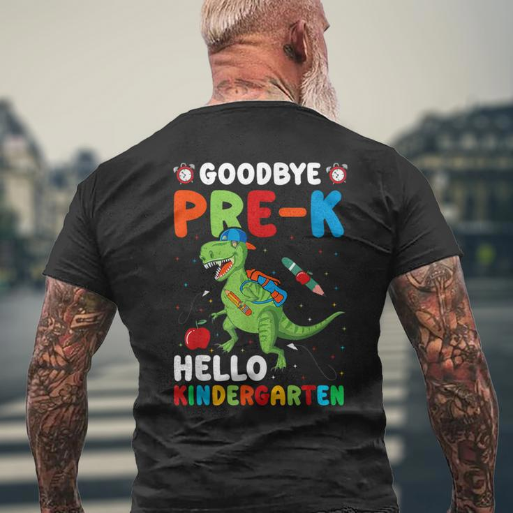 Goodbye Pre-K Hello Kindergarten Here I Come Graduation Men's T-shirt Back Print Gifts for Old Men