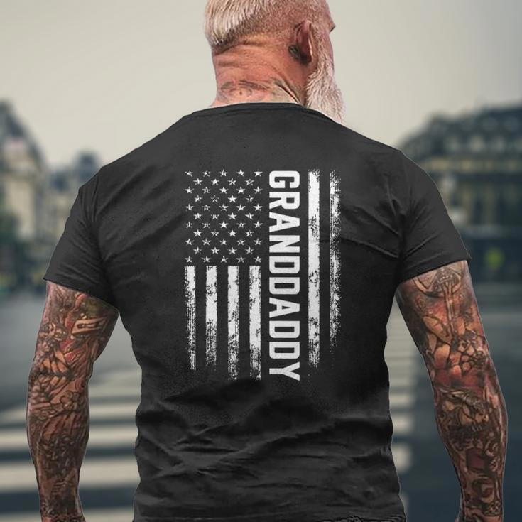 Granddaddy America Flag For Men Father's Day Mens Back Print T-shirt Gifts for Old Men