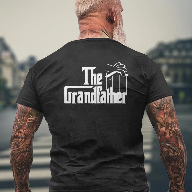 The Grandfather Mobster Mafia Grandpa Granddad Mens Back Print T-shirt Gifts for Old Men
