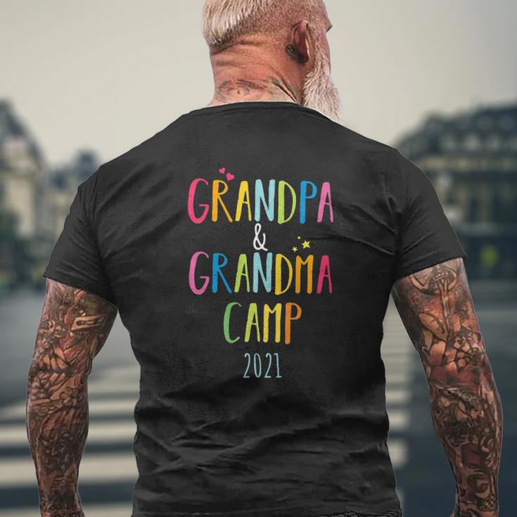 Grandparents Camp 2021 Cousins Summer Vacation Mens Back Print T-shirt Gifts for Old Men