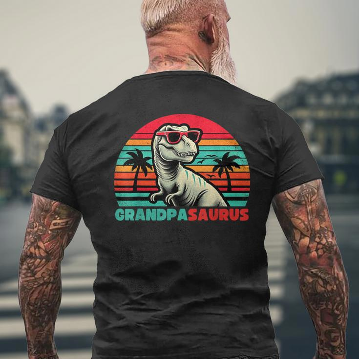 GrandpasaurusRex Opa Saurus Dinosaurier Familie T-Shirt mit Rückendruck Geschenke für alte Männer