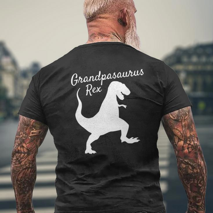 Grandpasaurus Rex Dinosaurrex Mens Back Print T-shirt Gifts for Old Men