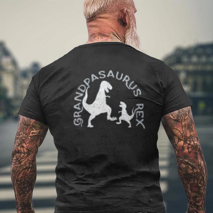 Grandpasaurus Rex Grandpa Saurus Mens Back Print T-shirt Gifts for Old Men