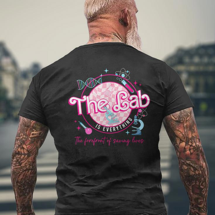Groovy The Lab Is Everything The Forefront Of Saving Lives Men's T-shirt Back Print Gifts for Old Men