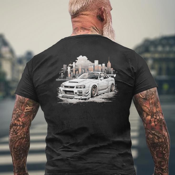 Gt R 34 Jdm Skyline T-Shirt mit Rückendruck Geschenke für alte Männer