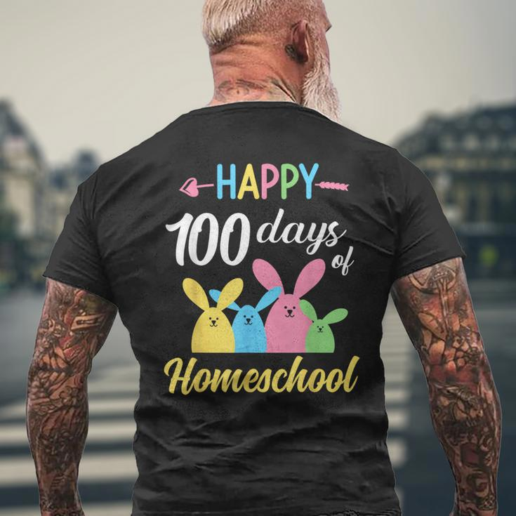 Happy 100 Days Of Homeschool Kid Süße Kinder 100 Tage T-Shirt mit Rückendruck Geschenke für alte Männer