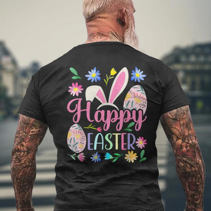 Happy Easter Bunny Spring Easter Egg Easter For Women Men's T-shirt Back Print Gifts for Old Men