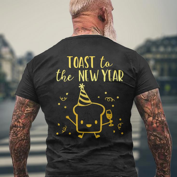 Happy New Year Nye Party New Years Eve Confetti Men's T-shirt Back Print Gifts for Old Men