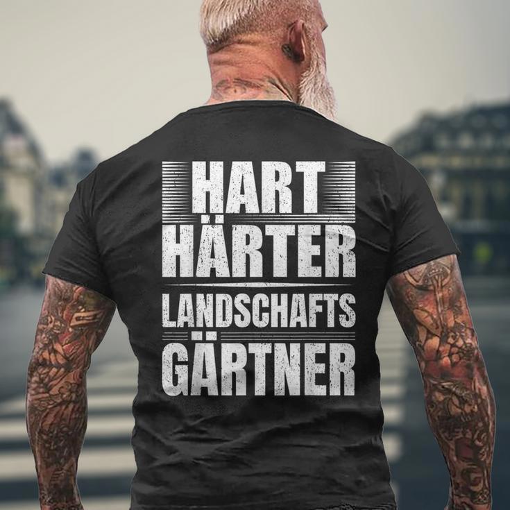 Hart Härter Landschaftsgärtner Gardening S T-Shirt mit Rückendruck Geschenke für alte Männer