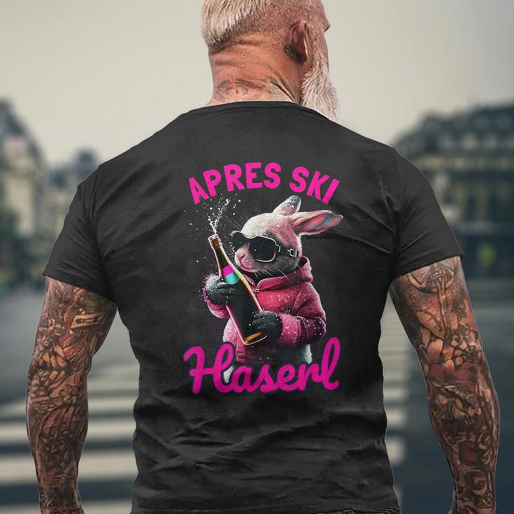 Haserl Apres Ski Apres-Ski T-Shirt mit Rückendruck Geschenke für alte Männer