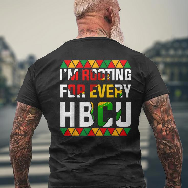 Hbcu Black History Month I'm Rooting For Every Hbcu Women Men's T-shirt Back Print Gifts for Old Men