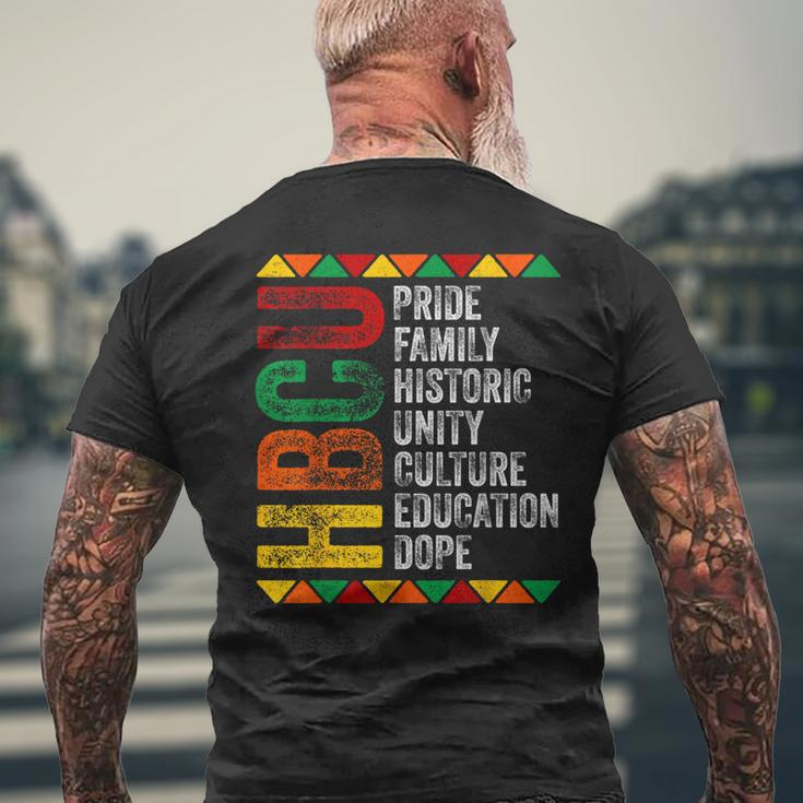 Hbcu Historic Pride Educated Black History Month Pride Men's T-shirt Back Print Gifts for Old Men