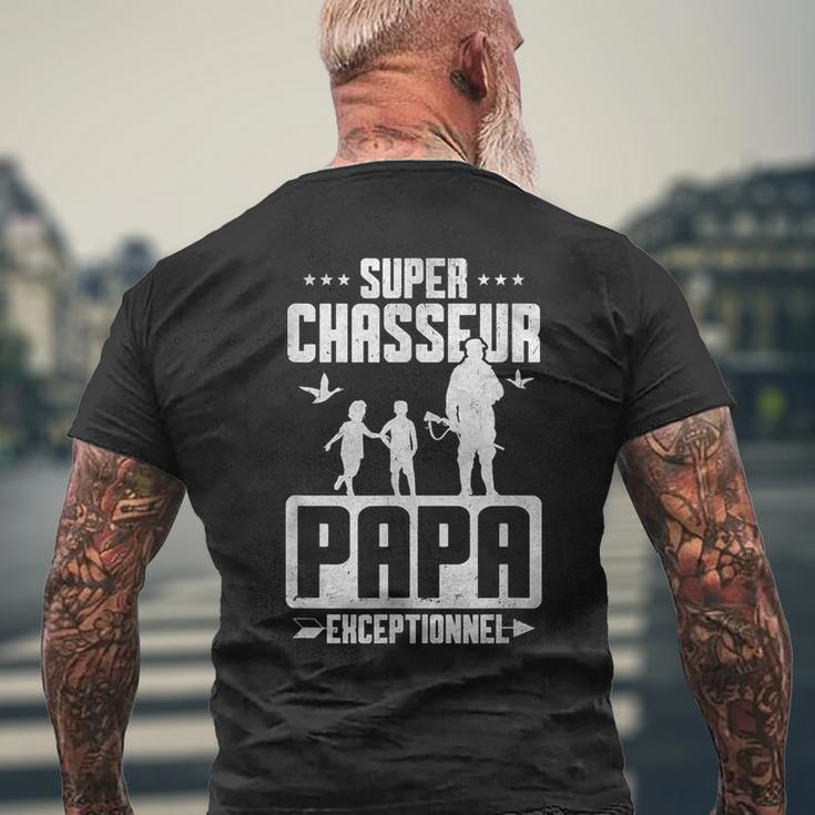 Herren Humor Geschenk Super Jäger Papa Außergewöhnlich Jagdater T-Shirt mit Rückendruck Geschenke für alte Männer