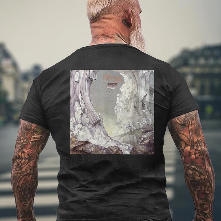 Herren Kurzärmliges Herren-T-Kurzärmliges Herren-T-Shirt Mystischer Bergdruck in Schwarz, Wanderlust Motiv Geschenke für alte Männer