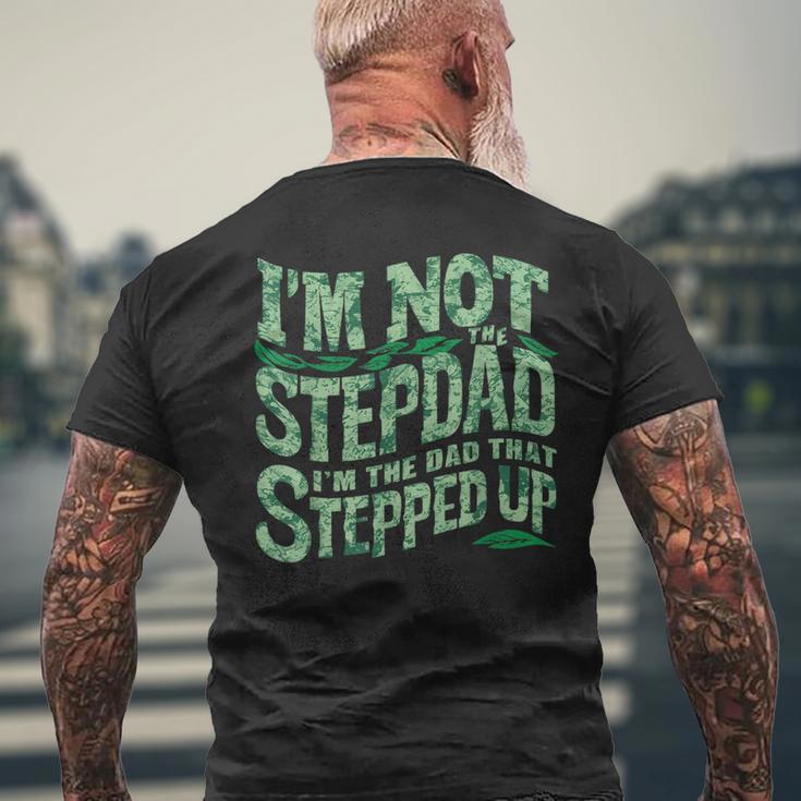 Herren Stepdad Stiefvater Papa Inspirierendes Zitatater Tochter T-Shirt mit Rückendruck Geschenke für alte Männer