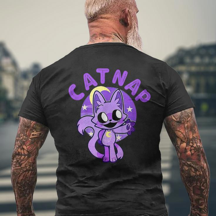 Hi Cats Nap Lover Cat Men's T-shirt Back Print Gifts for Old Men