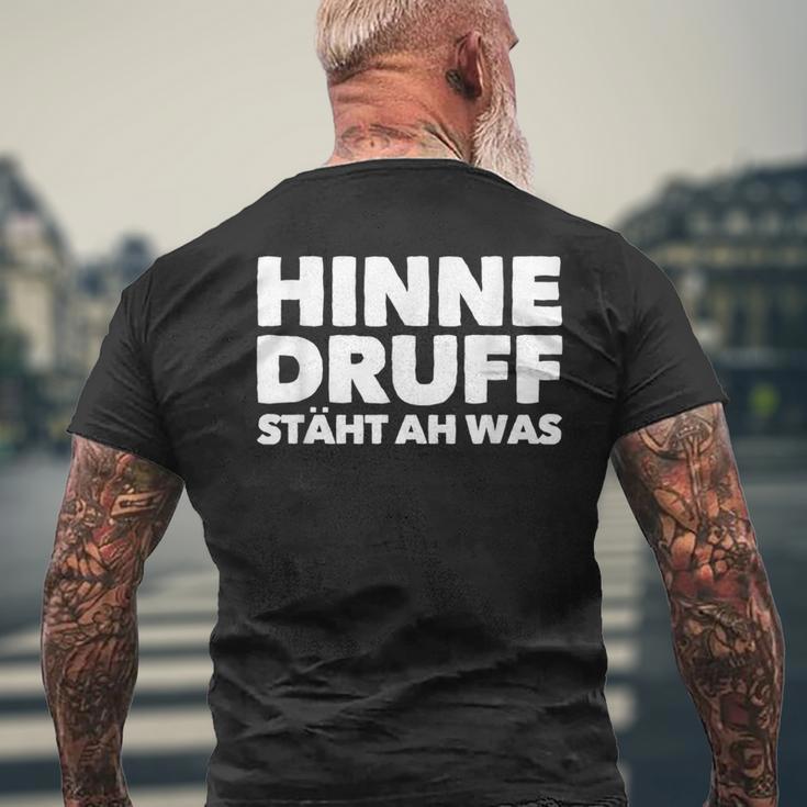 Hinten Steht Auch Was Pfalz Palatine T-Shirt mit Rückendruck Geschenke für alte Männer