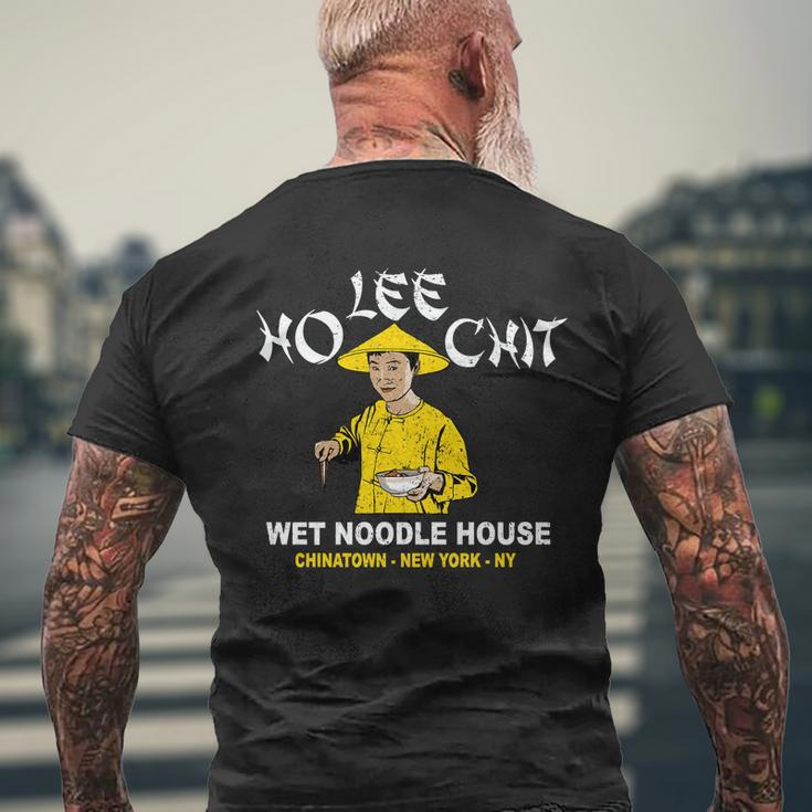 Ho Lee Chit Wet Noodle House Mens Back Print T-shirt Gifts for Old Men
