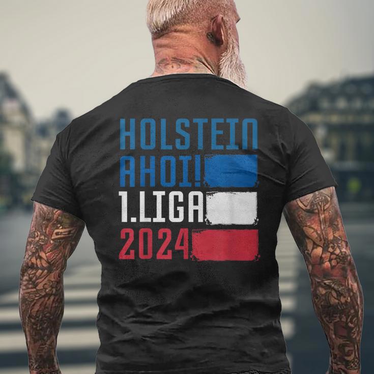 Holstein Ahoi Moin 1Liga 2024 Aufstieg Kiel Fanartikel T-Shirt mit Rückendruck Geschenke für alte Männer