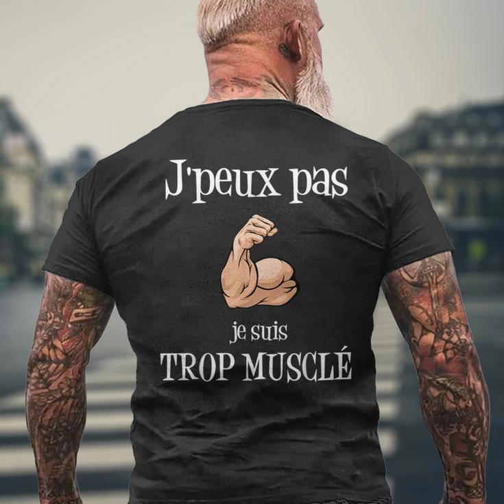Débardeur Humour Musculation – « Homme J’peux Pas Je Suis Trop Musclé », Cadeau Drôle Pour Sportif - 6